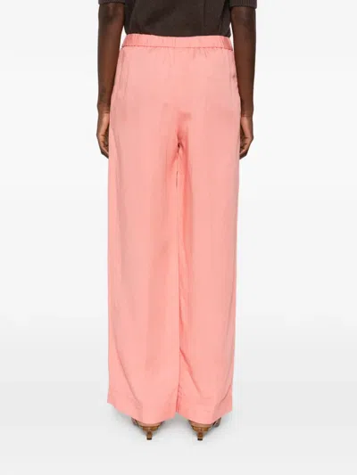 Gant Elasticated Trousers In Pink