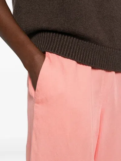 Gant Elasticated Trousers In Pink