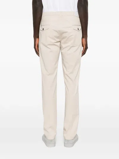 Eleventy Drawstrings Straight-leg Trousers In Neutral
