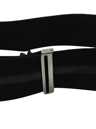 Pre-owned Jil Sander Canvas Belt In Black