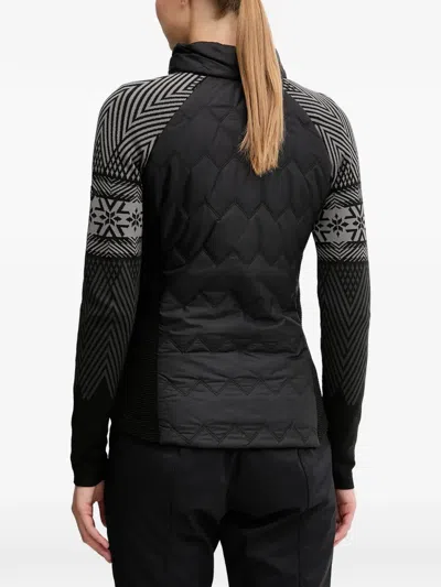Newland Quilted Patterned Jacket In Black