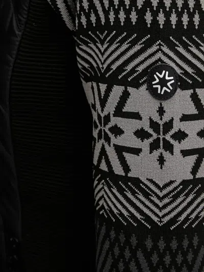 Newland Quilted Patterned Jacket In Black