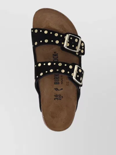 Birkenstock Arizona Rivet Sandals With Adjustable Straps In Black