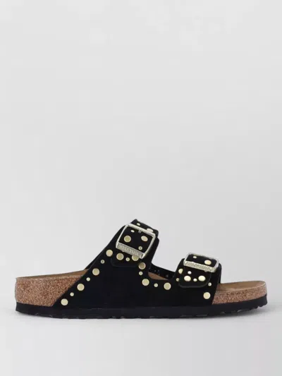 Birkenstock Arizona Rivet Sandals With Adjustable Straps In Black