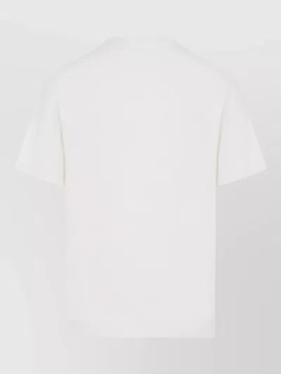 Y-3 Regular Fit Crew Neck Short Sleeve T-shirt In White