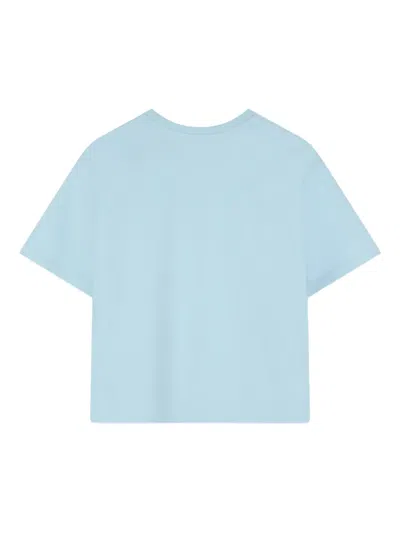 Marc Jacobs Logo-print T-shirt In Blue