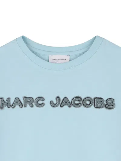 Marc Jacobs Logo-print T-shirt In Blue