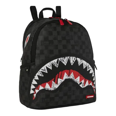 Sprayground Scribble Shark Savage Backpack In Red