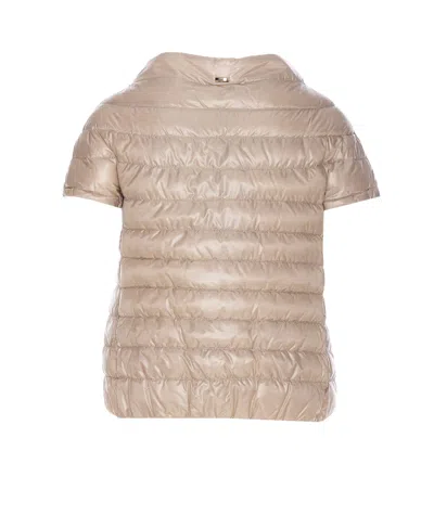 Herno Light Down Vest In Neutral