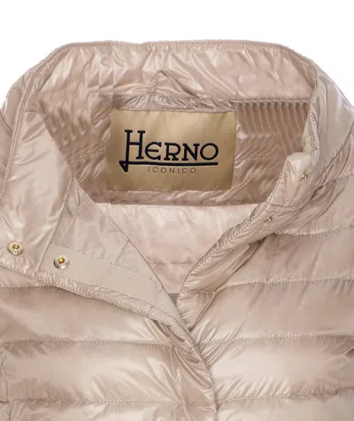 Herno Light Down Vest In Neutral