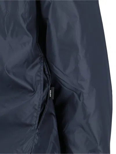 Aspesi Blue Jackets In Blue