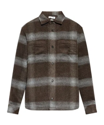 Samsoe & Samsoe Sacastor Check-pattern Button Shirt In Brown