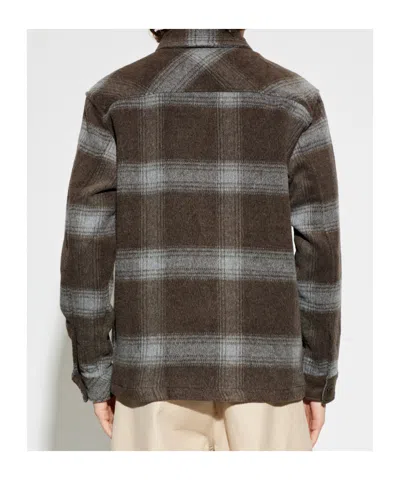 Samsoe & Samsoe Sacastor Check-pattern Button Shirt In Brown