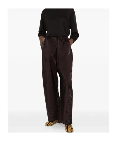 Studio Nicholson Button-front Casual Pants In Black