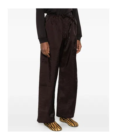 Studio Nicholson Button-front Casual Pants In Black