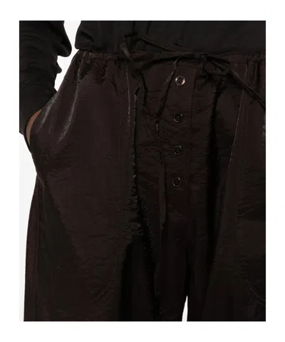 Studio Nicholson Button-front Casual Pants In Black