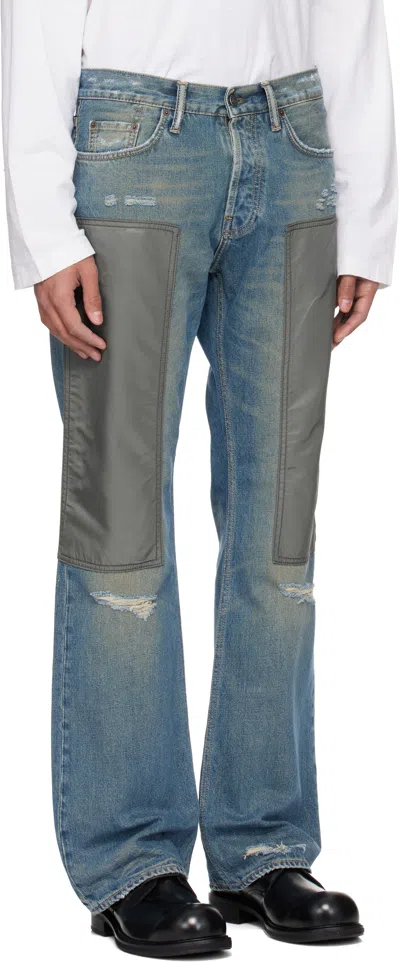 Acne Studios Blue 2010 Regular Fit Jeans In Blue