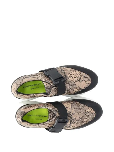 Pre-owned Christopher Kane Lace Pattern Sneaker In Neutral