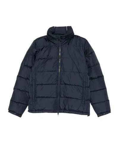 Aspesi Zip-up Padded Jacket In Blue