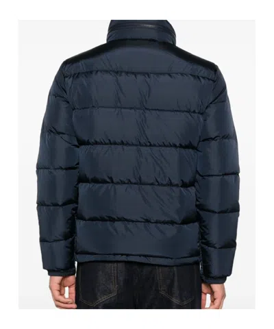 Aspesi Zip-up Padded Jacket In Blue