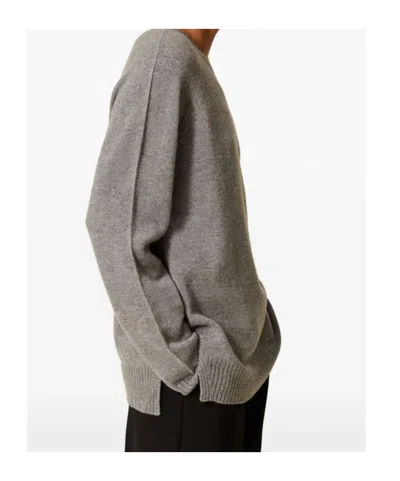 Twinset Sweaters Blacks And Greys In Gray