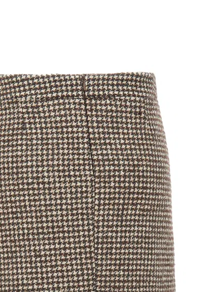 Kaos Houndstooth-pattern Mini Skirt In Multi