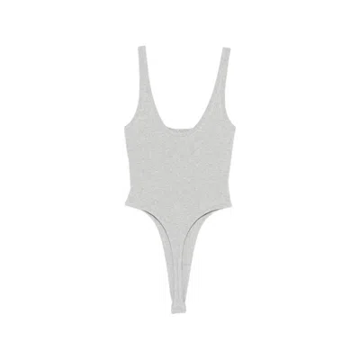Versace Button-front Cotton Body In White