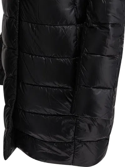 Herno "dora" Long Down Jacket In Black