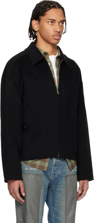 Acne Studios Black Cashmere Jacket In Black