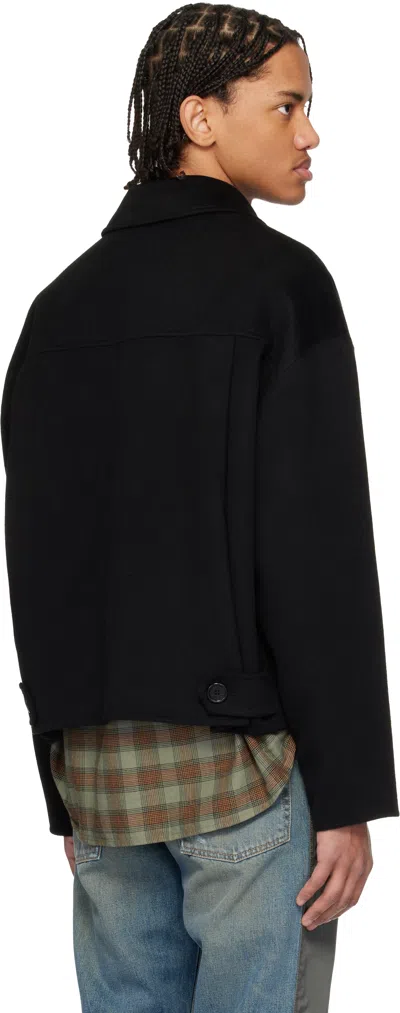 Acne Studios Black Cashmere Jacket In Black