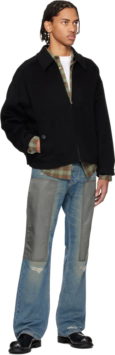 Acne Studios Black Cashmere Jacket In Black