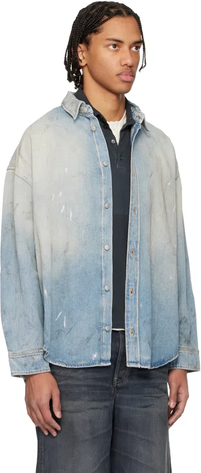 Acne Studios ブルー フェード デニムシャツ