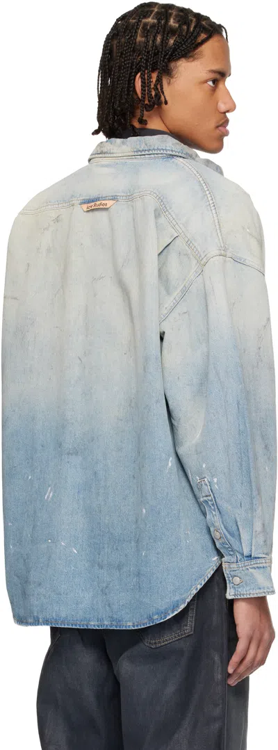 Acne Studios ブルー フェード デニムシャツ