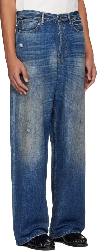 Acne Studios ブルー 1981 ルーズフィット ジーンズ