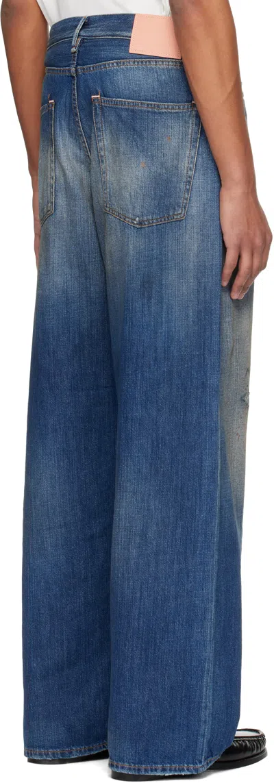 Acne Studios ブルー 1981 ルーズフィット ジーンズ