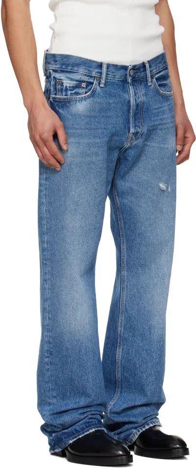 Acne Studios Blue Regular Fit 2010m Jeans In Blue