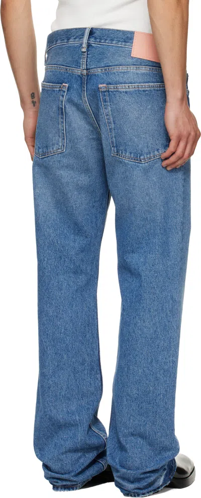 Acne Studios Blue Regular Fit 2010m Jeans In Blue