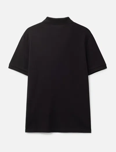 Stone Island Mens Black Brand-patch Regular-fit Stretch-cotton Polo Shirt Xl In Black