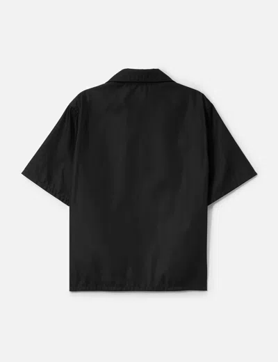 Prada Re-nylon Work Shirt In Black
