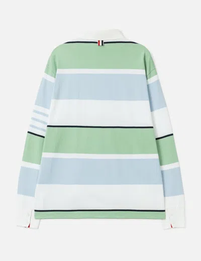 Thom Browne Oversized Rugby Polo In Multi