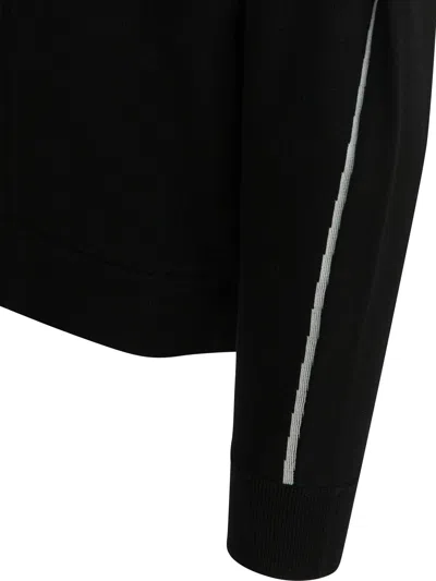 Givenchy Wool Bomber Jacket With Ribbed Cuffs In Black