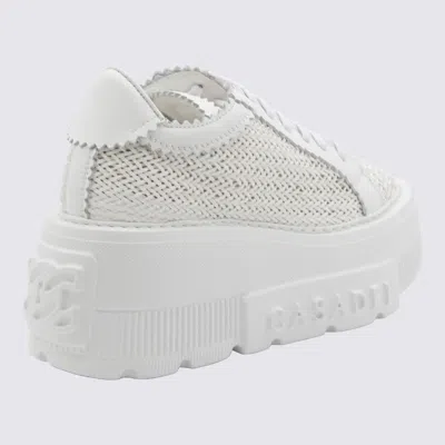 Casadei Nexus Hanoi Womans Platform Sneakers In White