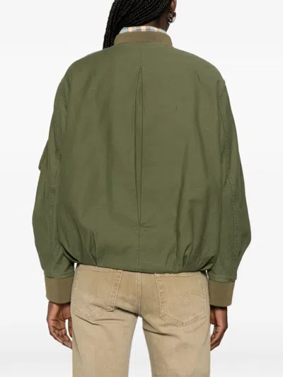 R13 Bubble Pocket Bomber Jacket In Multi