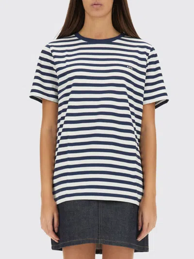 A.p.c. A. P.c. Regular Fit Striped T-shirt In Multi