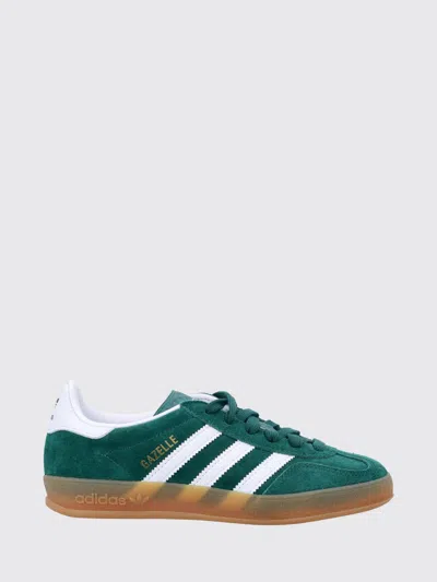 Adidas Originals Adidas Kids Gazelle Indoor Green Suede Sneakers In Multi