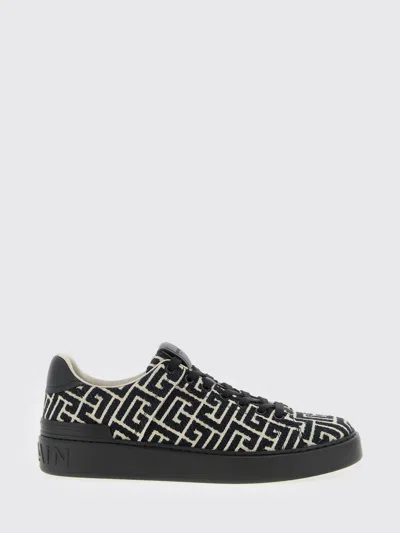 Balmain B Court Monogram Jacquard Low Top Sneaker In Multi
