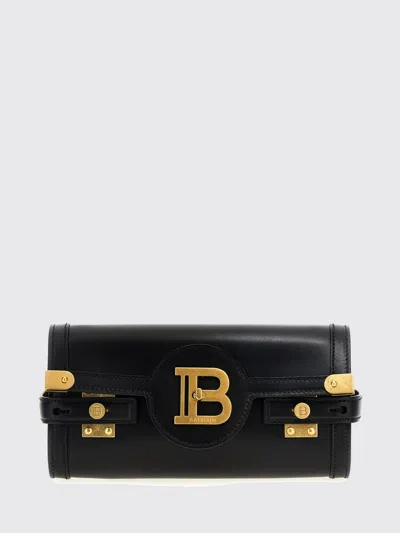 Balmain Pochette B-buzz 23 In Pelle Di Vitello In Black