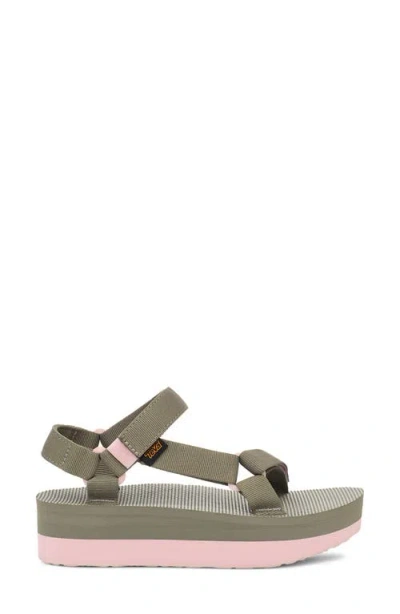 Teva Flatform Universal Sandals In Brown