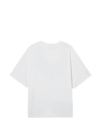 We11 Done Embellished T-shirt In White