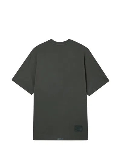 We11 Done Printed T-shirt In Gray